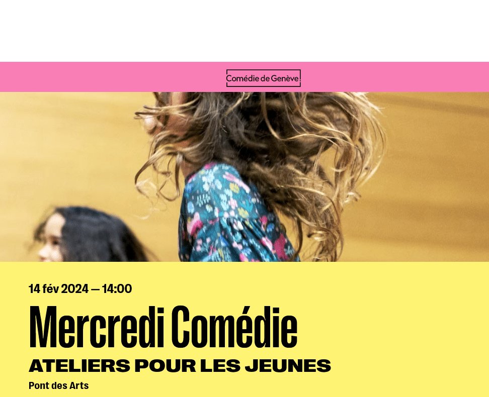 Accompagnés d’un ou d'une adulte, les petites et les petits partageront le plaisir de chanter et de jouer avec leur corps autour de chansonnettes et de comptines. Elles et ils partiront également à la découverte du son grâce à divers petits instruments. Un moyen ludique et créatif pour développer le langage, la relation et la socialisation. Horaires et âges : 14h30 pour les 1-3 ans + leurs parents 16h pour les 4-6 ans + leurs parents Durée : 1h Avec réservation. Les parents doivent également s'inscrire. Atelier accessible aux enfants avec handicap mental. Elles et ils doivent être accompagnés.