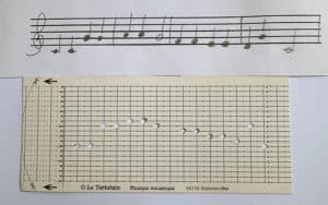 Bande de partition pour le solfège