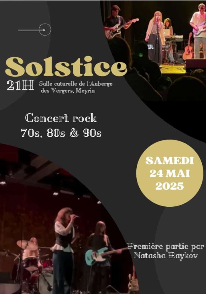 Concert pop rock à Genève